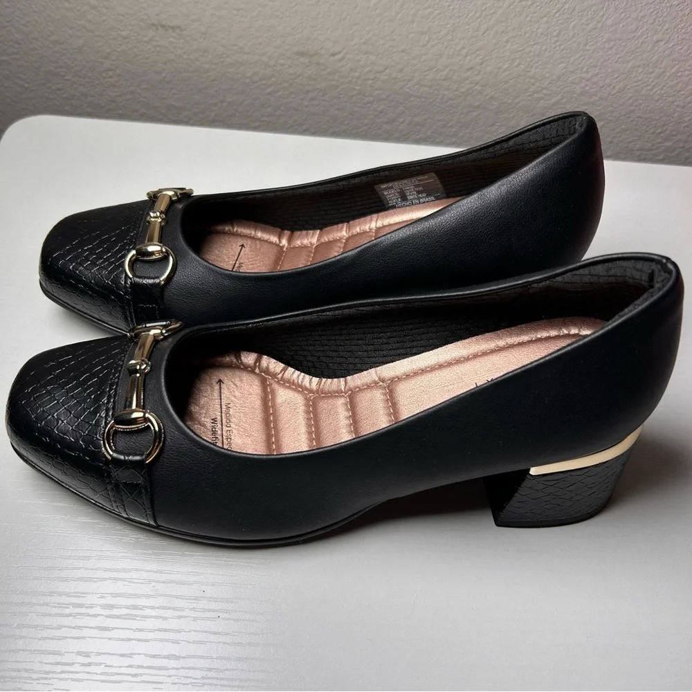 Piccadilly Maxi-Brazilian Elegant Block heel shoes Size 6‎ New
